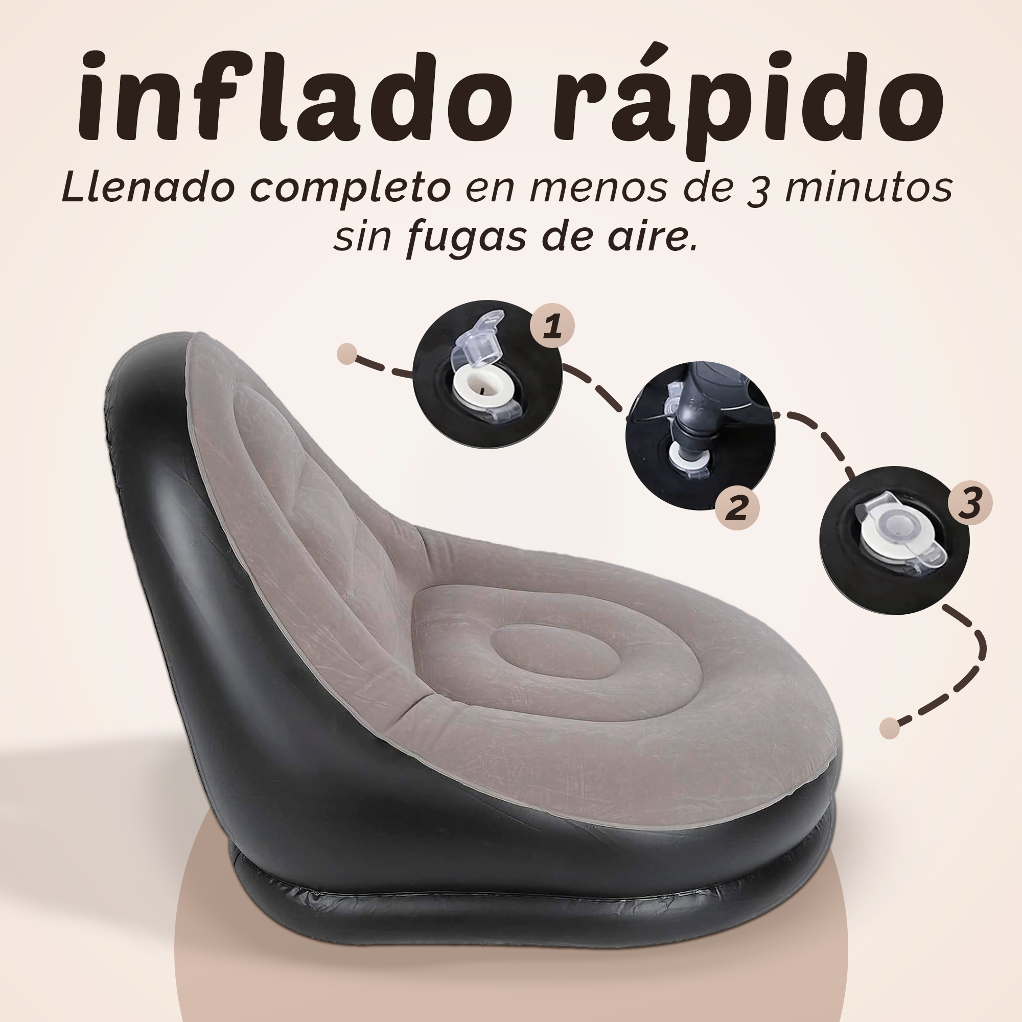 SOFÁ INFLABLE PORTÁTIL