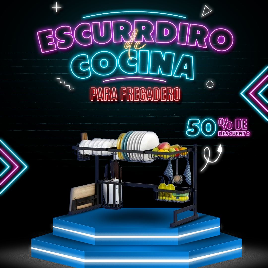 ESCURRIDOR DE COCINA PARA FREGADERO